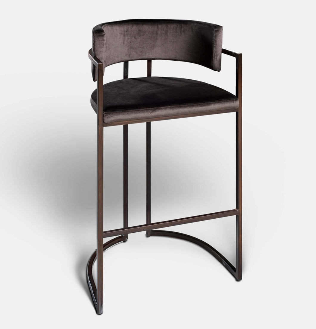 Rufus barstool bronze ‘Rapture’